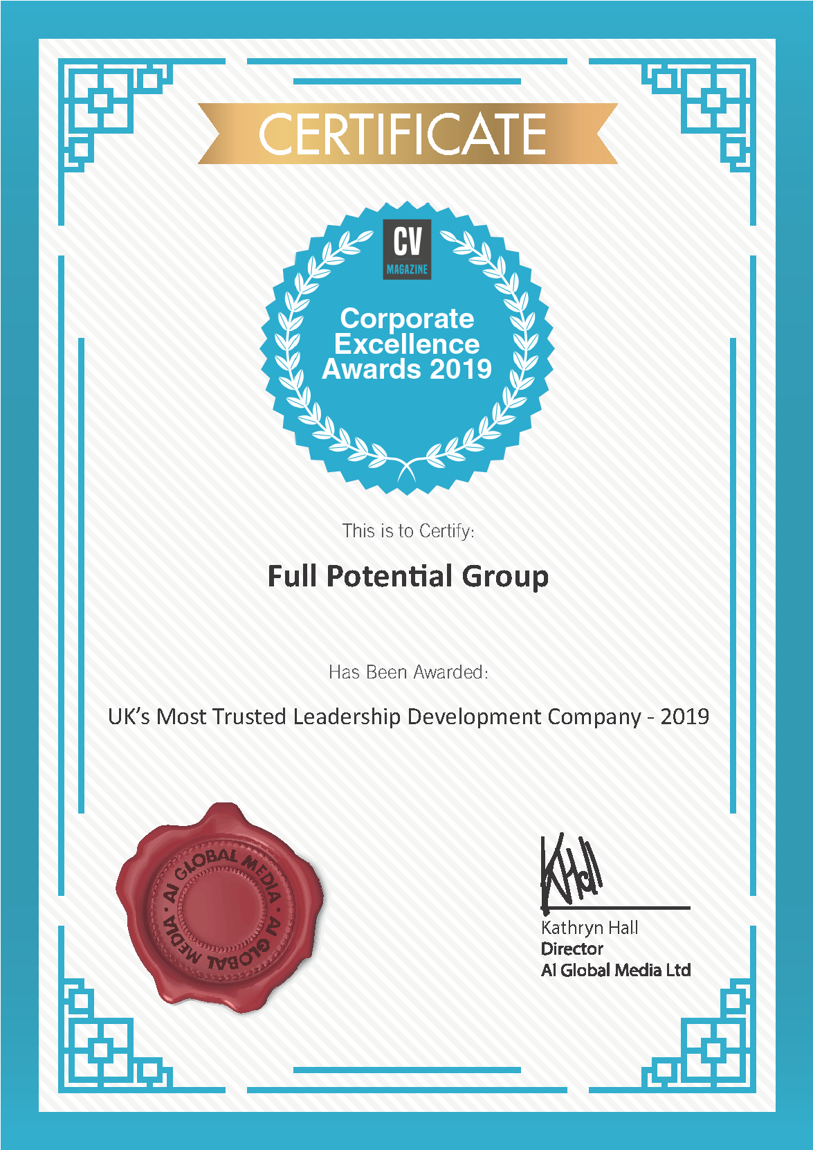 CV Awards Most trusted leadership development company 2019 CV Awards Most trusted leadership development company 2019