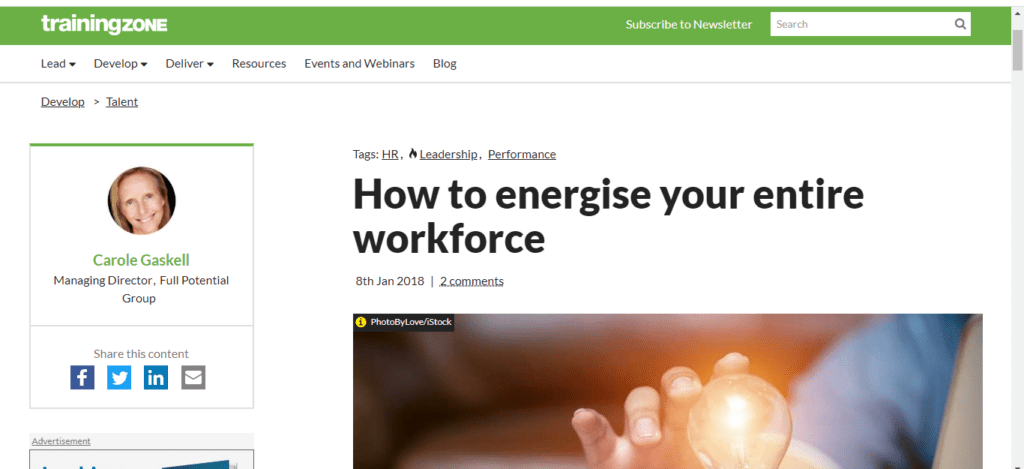How to energise your entire workforce