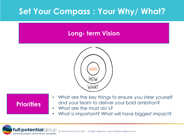 Set your compass your why and what